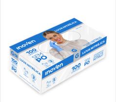 Luva Nitrilica Azul G Inoven