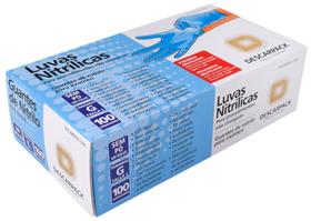 Luva Nitrílica Azul Powder Free M Luva Nitrílica Azul Powder Free M