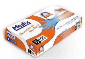 Luva Nitrilica Azul Sem Pó para Procedimento Não Cirúrgico Medix Luva Nitrilica Azul Sem Pó para Procedimento Não Cirúrgico Medix