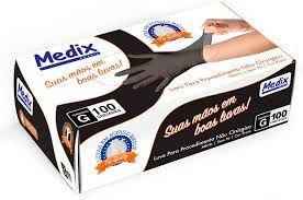 Luva Nitrílica Black - Caixa com 100 un.