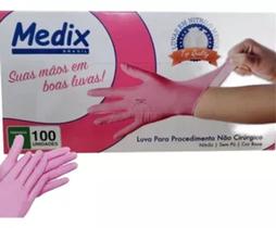 Luva nitrilica caixa c/ 100 p/ nail designer estética biomedica cozinheira Luva nitrilica caixa c/ 100 p/ nail designer estética biomedica cozinheira