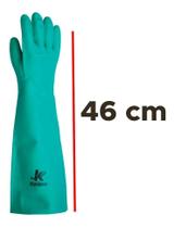 Luva Nitrílica Cano Longo 46 cm Proteção Química K-15 Kalipso Luva Nitrílica Cano Longo 46 cm Proteção Química K-15 Kalipso