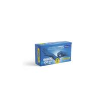 Luva Nitrílica Comfort Azul Sem Pó Bompack Tamanho P M G C/100 Unidades