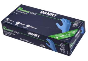 Luva Nitrilica Danny Sensiflex Flex Azul Caixa Com 100 Peças Da 90200 Ca 42979