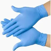 Luva Nitrílica de Procedimento Azul Sem Pó 100 Unidades Medix