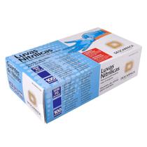 Luva nitrilica descarpac sem po m azul 100un Luva nitrilica descarpac sem po m azul 100un