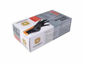 Luva nitrílica descart. sem pó preta descarpack 100un tam:m Luva nitrílica descart. sem pó preta descarpack 100un tam:m
