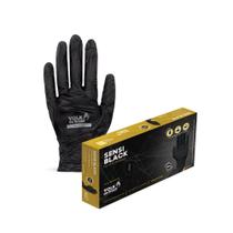 Luva nitrilica descartavel sensi black