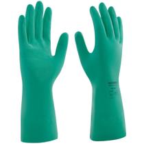 Luva Nitrílica Flocada Anti-Derrapante Nitrilsafe Pro AF-15 Tamanho P - PA48550-7 - MUCAMBO