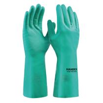 Luva nitrilica handex hand pro nitril verde ca:43.035