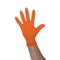 Luva Nitrílica Laranja GG - 90 Unidades - Supermax