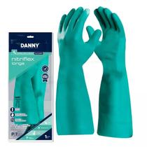 Luva nitrilica nitriflex da36104 longa 46cm ca 12254 danny