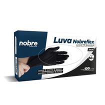 Luva nitrilica nobre ( g ) preta sem po c100 Luva nitrilica nobre ( g ) preta sem po c100
