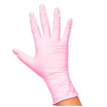 LUVA NITRILICA PARA PROCEDIMENTO ROSA TAMANHO G Santa Clara
