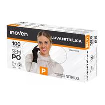 Luva Nitrílica Preta Descartável sem Pó Inoven CX c/ 100 un Luva Nitrílica Preta Descartável sem Pó Inoven CX c/ 100 un