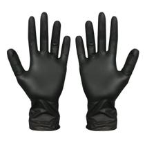 Luva Nitrilica Preta Reforçada Skin Sem Pó CX 50 UN Luva Nitrilica Preta Reforçada Skin Sem Pó CX 50 UN