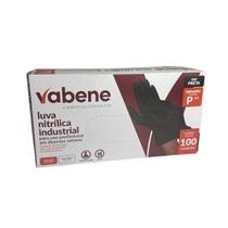 Luva nitrilica protecao industrial preta p 100 unidades Luva nitrilica protecao industrial preta p 100 unidades