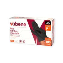 Luva Nitrilica Protecao Industrial Preta P 100Un Luva Nitrilica Protecao Industrial Preta P 100Un