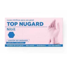 Luva Nitrílica Rosa Descartável Nugard G Caixa Com 100 und