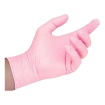 Luva Nitrílica Rosa Descartável Nugard M Caixa Com 100 und