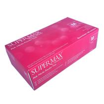 Luva Nitrílica Rosa Pink (SUPERMAX) - Caixa com 100 Unidades