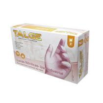 Luva Nitrílica Rosa Talge 100 Unid Sem Pó - Média 8 Luva Nitrílica Rosa Talge 100 Unid Sem Pó - Média 8