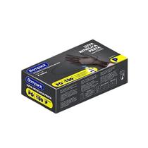 Luva nitrilica s/po p c/100 preta bompack