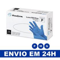 Luva Nitrílica sem Pó Handform - com 100 Unidades - Hanover Luva Nitrílica sem Pó Handform - com 100 Unidades - Hanover