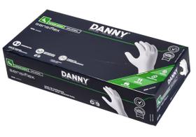 Luva Nitrílica Sensiflex Premium Danny Branca Reforçada Caixa 100 Un DA-90112 CA 41690