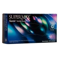 Luva Nitrílica Sonic (SUPERMAX) - Caixa com 100 Unidades Luva Nitrílica Sonic (SUPERMAX) - Caixa com 100 Unidades