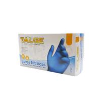 Luva Nitrilica Talge Azul Caixa Com 100 Unidades Premium Quality