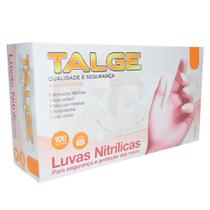 Luva nitrílica talge rosa - caixa com 100 unidades - ca 29509 - g Luva nitrílica talge rosa - caixa com 100 unidades - ca 29509 - g
