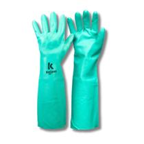 Luva Nitrílica Verde KA15 09 G Longa Kalipso