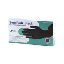 Luva Nitrílica Volk Sensi Black c/50un Tam. P Luva Nitrílica Volk Sensi Black c/50un Tam. P