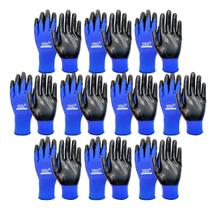 Luva Nitrílica Wave EPI Multitato Resistente Óleo Mecânico Kit 10 Pares Profissional Luva Nitrílica Wave EPI Multitato Resistente Óleo Mecânico Kit 10 Pares Profissional