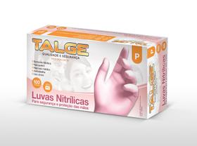 Luva Nitrilo Rosa P sem pó Talge com 100 un