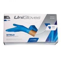 Luva Nitrilo Unigloves Blue Ep Caixa 100 Unidades