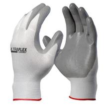 Luva Nylon C/ Palma Nitrílica Ultraflex Cinza CA 8084 DANNY