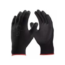 Luva Nylon Preta Poliuretano Flextactil - Da12100- Danny Luva Nylon Preta Poliuretano Flextactil - Da12100- Danny