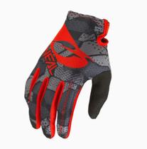 Luva oneal matrix camo preto/vermelho