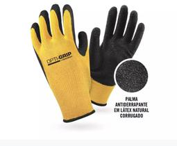 Luva opti- grip - CA 30.493 Luva de segurança antiderrapante para carga e descarga Luva opti- grip - CA 30.493 Luva de segurança antiderrapante para carga e descarga