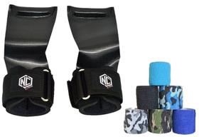 Luva Palmar Grip Lion NC Extreme + Fita Elástica Thumb Tape - Cross Training
