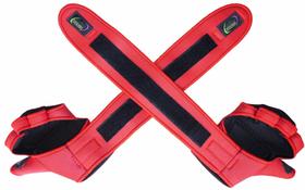 Luva para Academia Luva com Munhequeira de Neoprene Vermelho Luva para Academia Luva com Munhequeira de Neoprene Vermelho