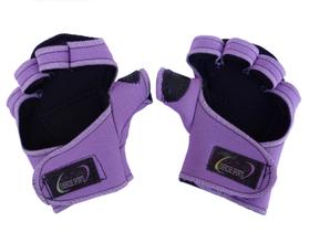 Luva para Academia Luva com Polegar de Neoprene Lilás
