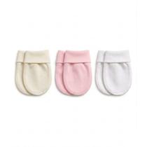 Luva para Bebê Suedine 100% Algodão Antialérgico - Par Avulso ou Kit 3 Pares - Proteção e Conforto R