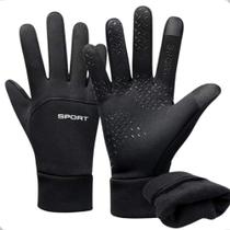 Luva para Ciclismo e Motociclismo Modelo 3 g Impermeável com Touch à Prova de Vento Preto OEM Luva para Ciclismo e Motociclismo Modelo 3 g Impermeável com Touch à Prova de Vento Preto OEM