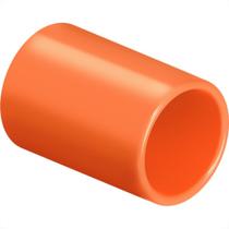 Luva Para Conduite Pvc Tigre Pressao Reforcado Laranja 1''- 32Mm - Kit C/50 Pecas