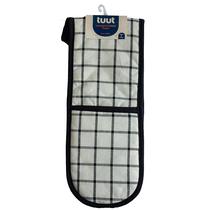 Luva para Cozinha TEC Xadrex Preto e Branco 18X90CM