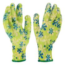 Luva para Jardim Poliéster Verde Tamanho M 677428 Palisad