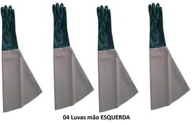 Luva Para Jateamento (04 Luvas Mão Esquerda) EPI Luva Para Jateamento (04 Luvas Mão Esquerda) EPI